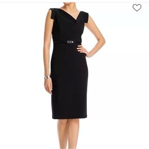 Black Halo Jackie Sheath Dress (belt not included)